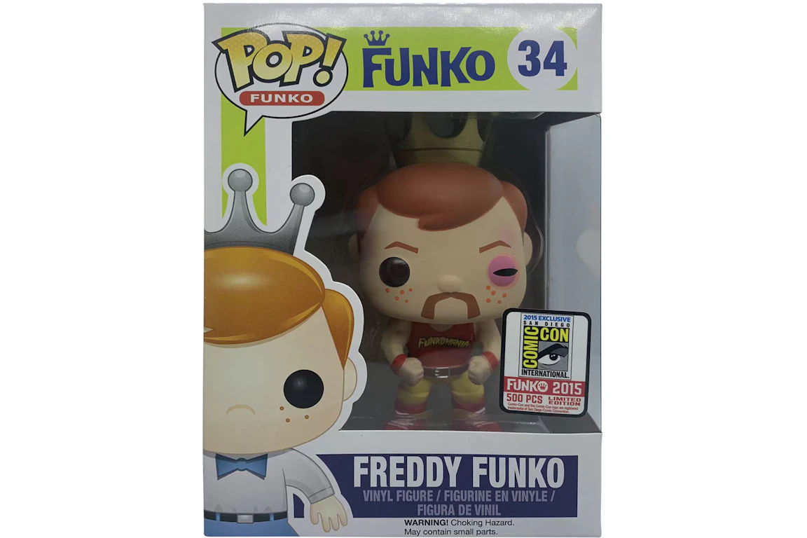 Funko Pop! Freddy Funko as Hulk Hogan (Injured) SDCC Figure #34