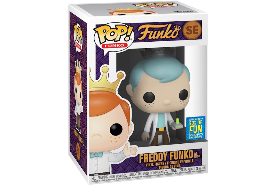 Funko Pop! Freddy Funko as Rick 2019 Box of Fun Exclusive /6000 Figure SE
