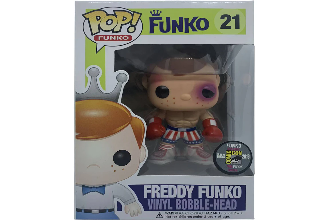 Funko Pop! Freddy Funko as Rocky Balboa (Injured) SDCC Bobble-Head Figure #21
