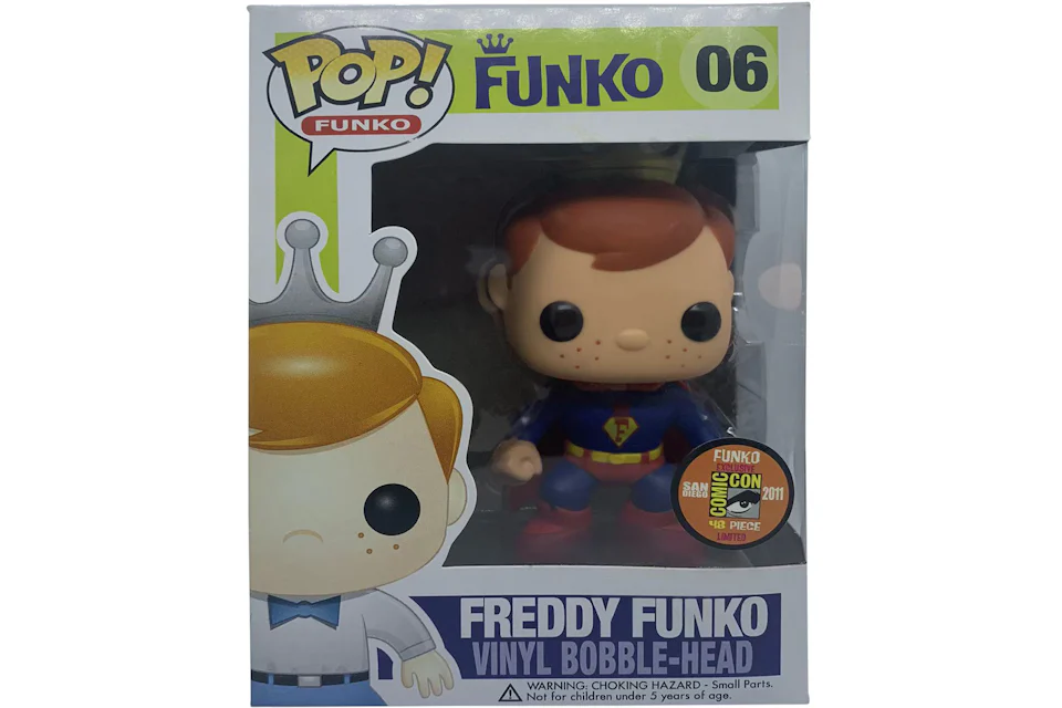 Funko Pop! Freddy Funko as Superman SDCC Bobble-Head Figure #06