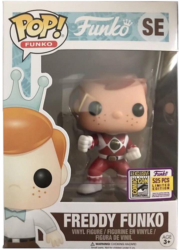 Funko Pop! Freddy Funko (as the Red Ranger) SDCC Special Edition