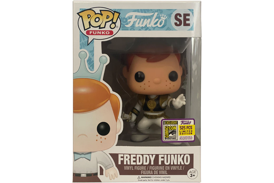 Funko Pop! Freddy Funko (as the White Ranger) (White) SDCC Special Edition