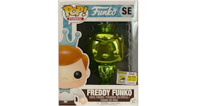 Funko Pop! Freddy Funko (in Tuxedo) (Chrome Green) SDCC Special Edition