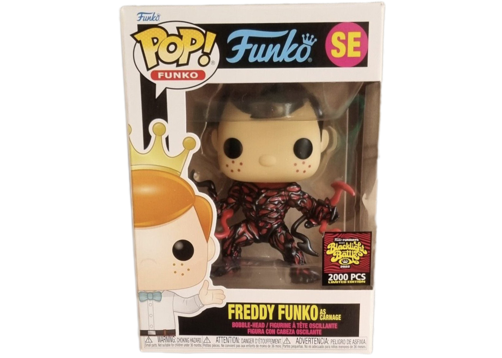 Funko Pop! Fundays Box of Fun Blacklight Battle Freddy Funko As