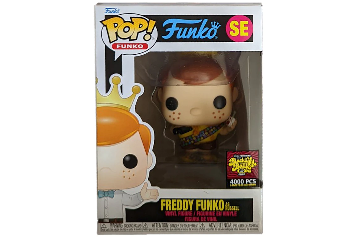 Funko Pop! Fundays Box of Fun Blacklight Battle Freddy Funko As Russell SE (LE 4000)