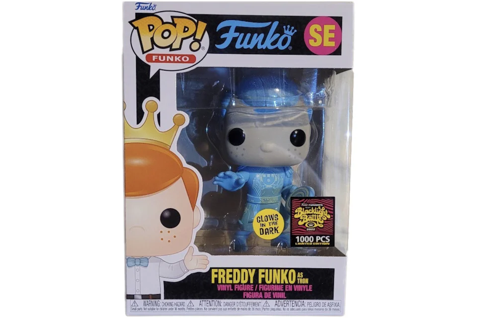 Funko Pop! Fundays Box of Fun Blacklight Battle Freddy Funko As Tron Glow SE (LE 1000)
