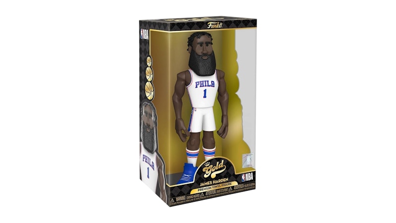 Funko Pop! Funko 12 Inch Vinyl Gold Figure NBA Stars Rockets James Harden Figure White