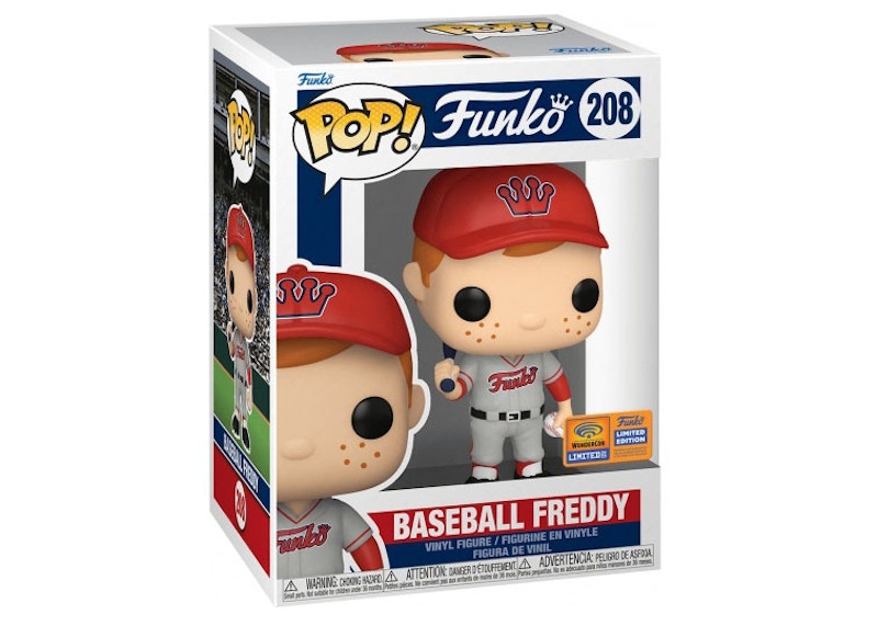 Funko Pop! Funko Baseball Freddy WonderCon 2023 Exclusive Figure 208 DE