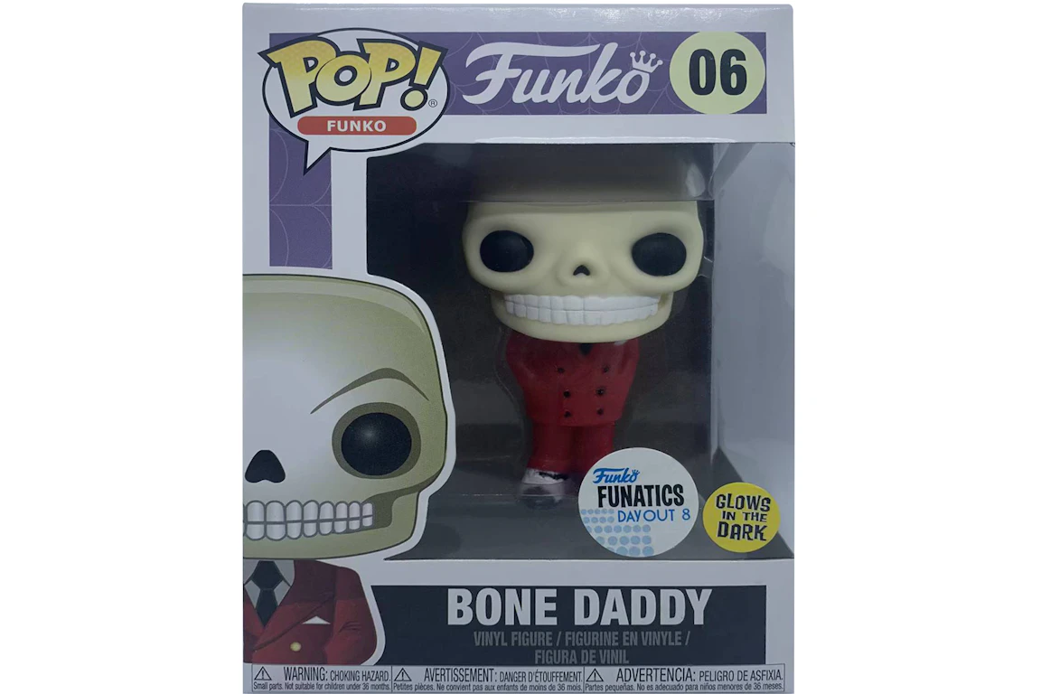 Funko Pop! Funko Bone Daddy (Glow) Funatics Dayout 8 Figure #06