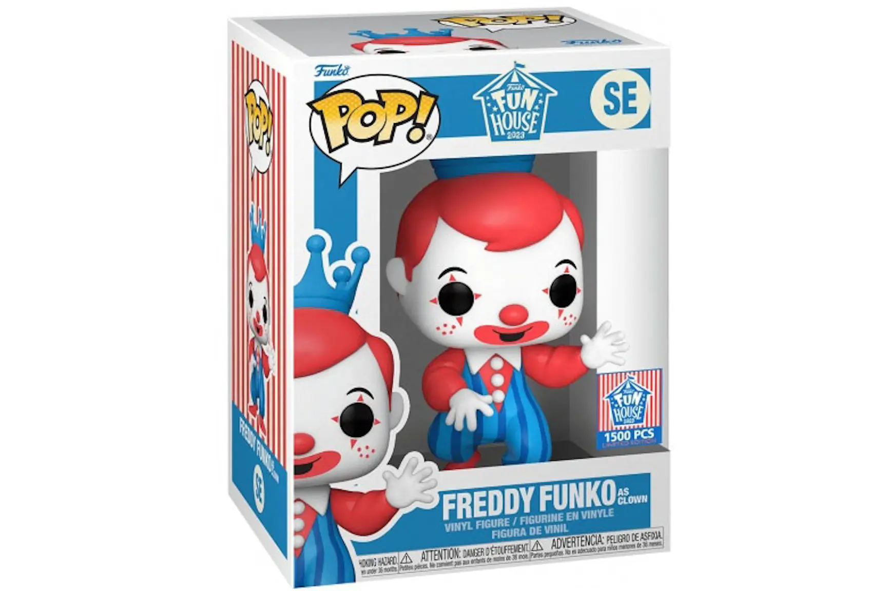 Funko Pop! Funko Fun House Freddy Funko as Clown Fun House Exclusive ...