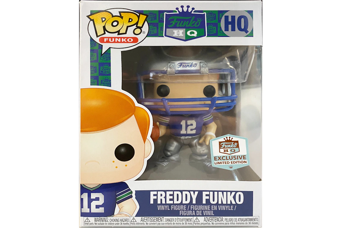 Funko Pop! Funko HQ Freddy Funko Football Throwback Funko HQ Exclusive HQ