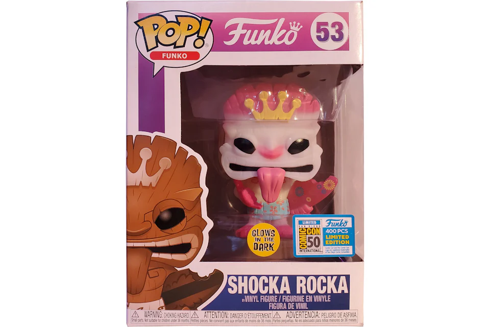 Funko Pop! Funko Shocka Rocka (Glow) SDCC Figure #53 - CN