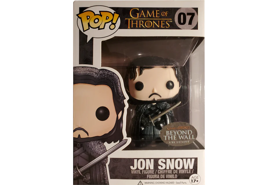 Funko Pop! Game Of Thrones Jon Snow (Snowy) Beyond The Wall Exclusive Figure #07