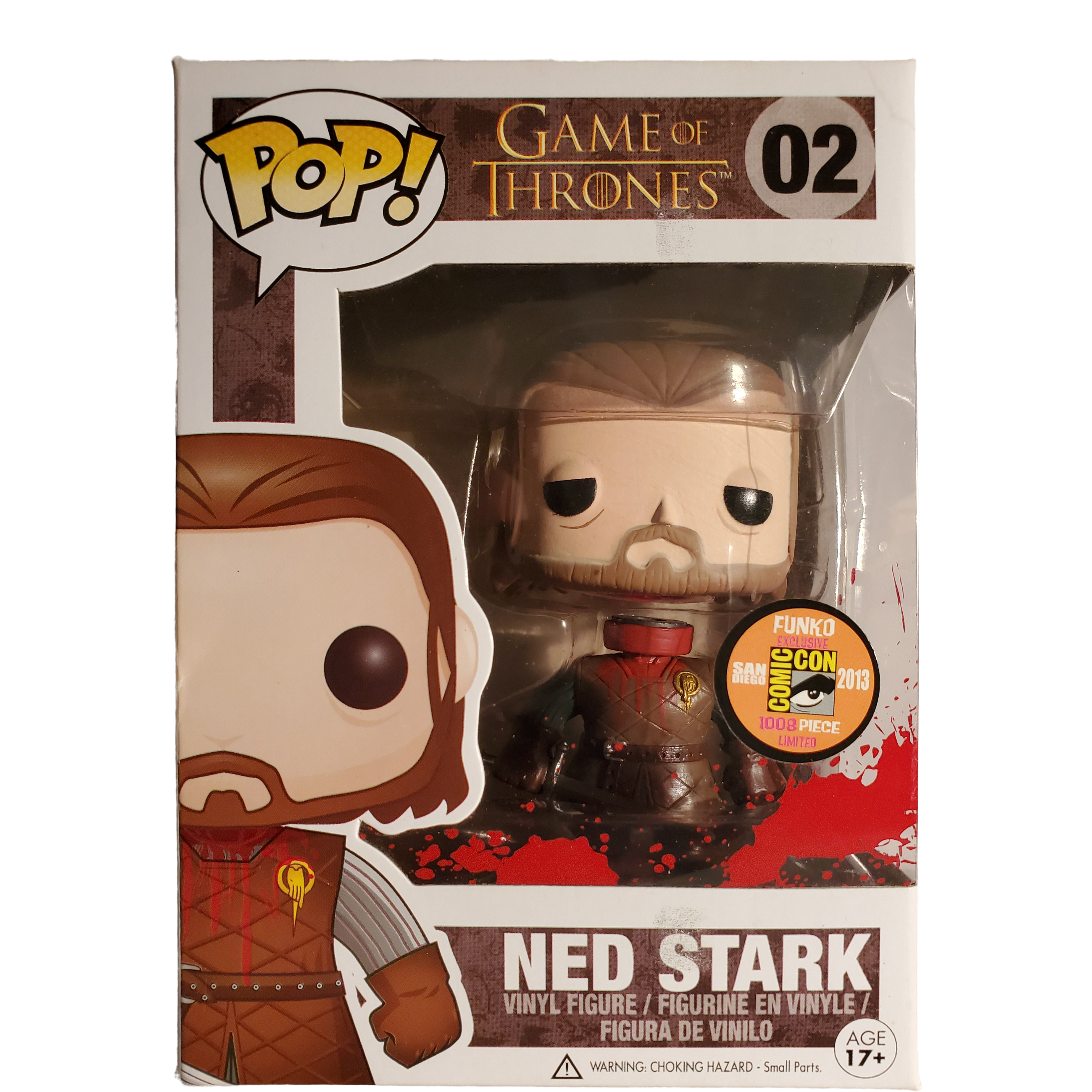 Funko Pop! Game Of Thrones Ned Stark (Headless) (Bloody) SDCC 