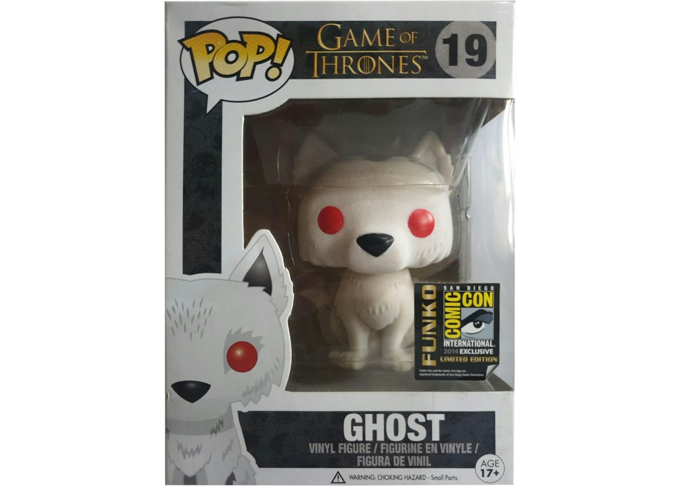 Funko Pop! Game of Thrones Ghost SDCC Figure 19