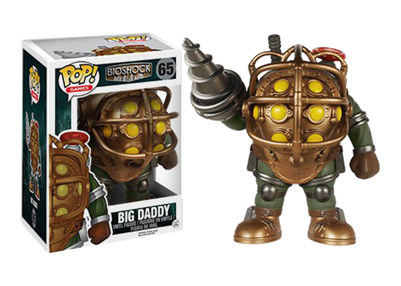 Funko Pop! Games Bioshock Big Daddy 6 Inch Figure #65 - GB