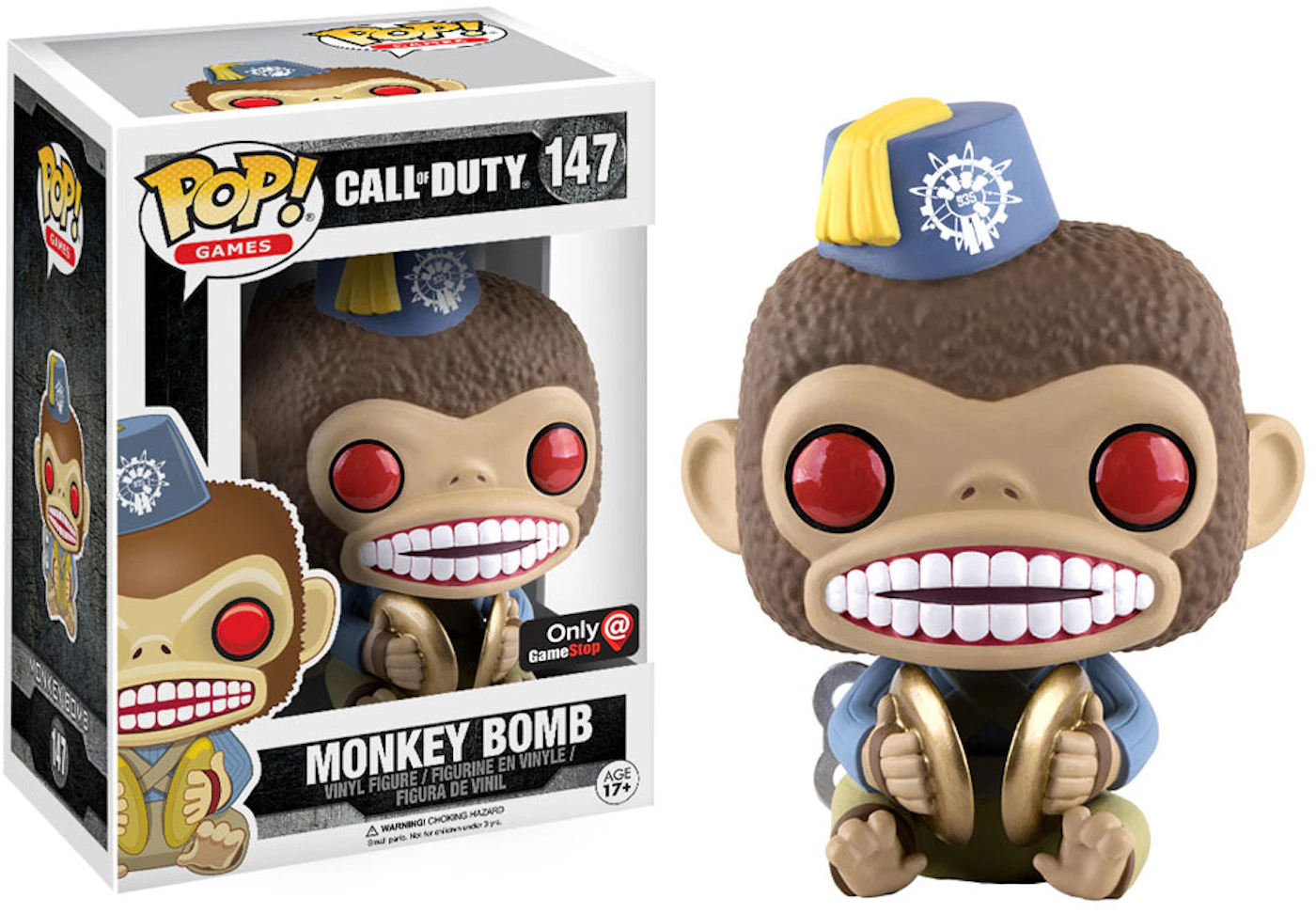 Funko POP - Call of Duty - Monkey Bomb 147 Sticker Only at GameStop