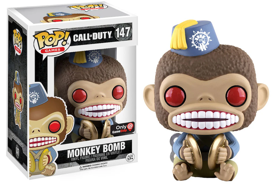 Funko Pop! Games Call Of Duty Monkey Bomb GameStop Exclusive Figure #147