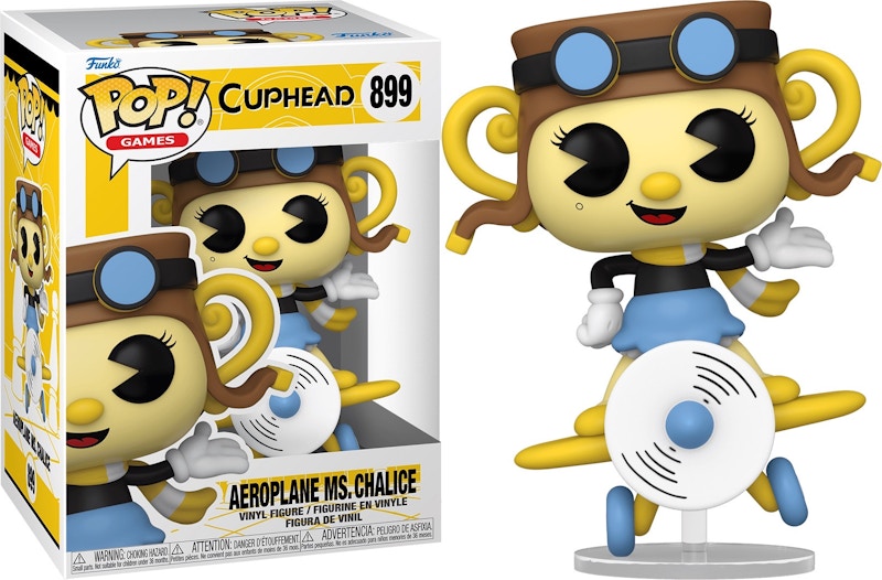 Funko Pop! Games: Cuphead Aeroplane Ms.Chalice Figure #899