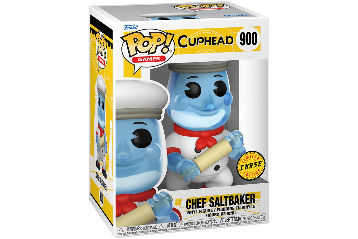 Funko Pop! Games Cuphead Chef Saltbaker Chase Edition Figure #900