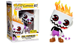 Funko Pop! Games Cuphead Evil Cuphead Hot Topic Exclusive Figure #417