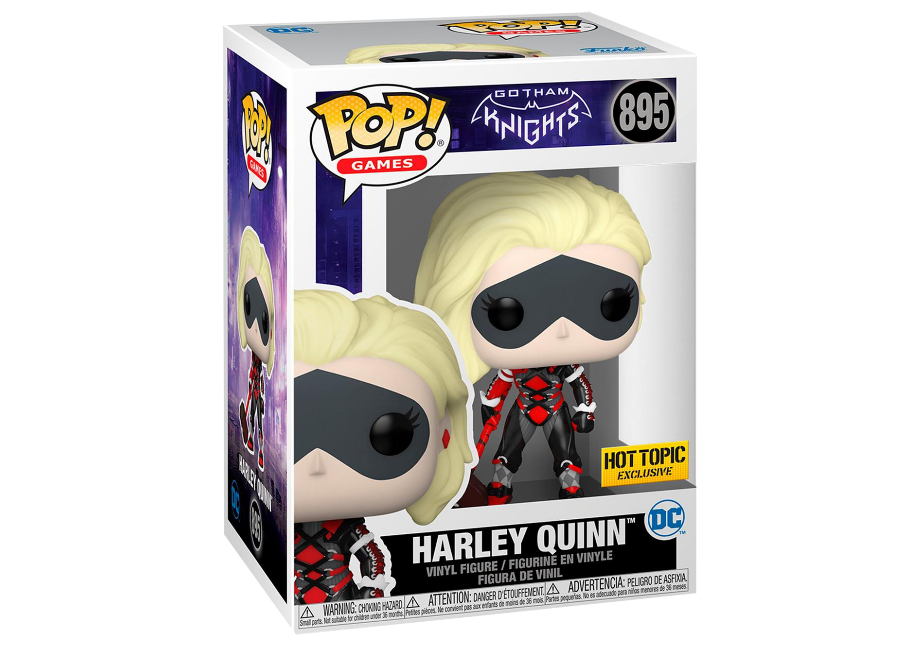 Funko Pop! Games DC Gotham Knights Harley Quinn Hot Topic Exclusive Figure  #895