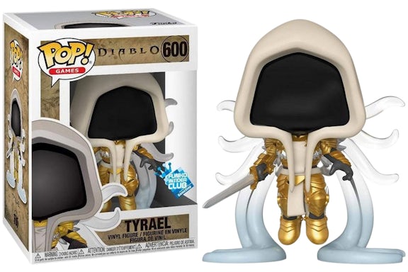 Funko Pop! Games Diablo Tyrael (Metallic) Funko Insiders Club Exclusive Figure #600