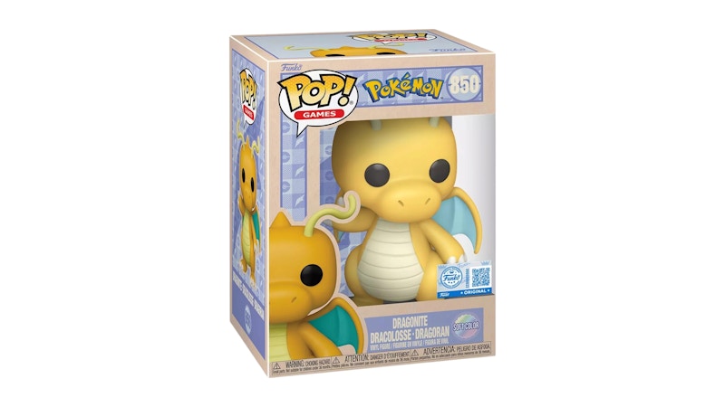 Funko Pop! Games Dragonite (Soft Color) Vinyl Figure Hot Topic Exclusive Figure #850