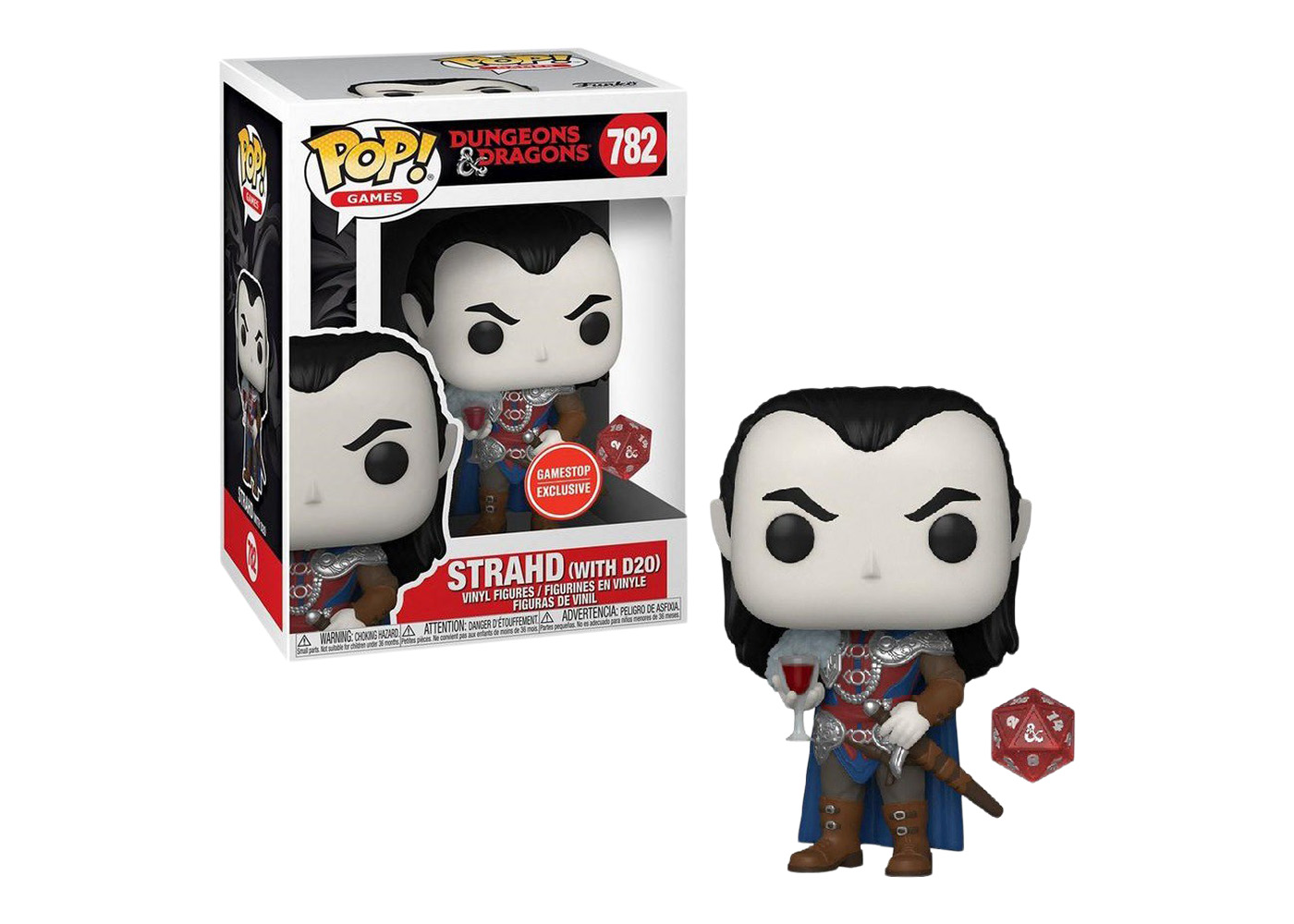 Funko Pop! Games Dungeons & Dragons Strahd with D20 GameStop 