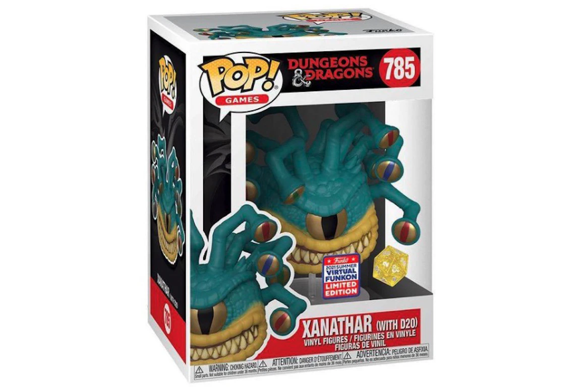Funko Pop! Games Dungeons & Dragons Xanathar (With D20) 2021 Summer Virtual Funkon Exclusive Figure #785