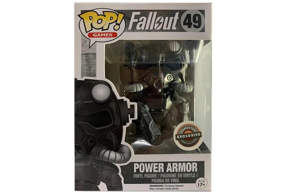 Funko Pop! Games Fallout Power Armor Game Stop Exclusive Figure #49