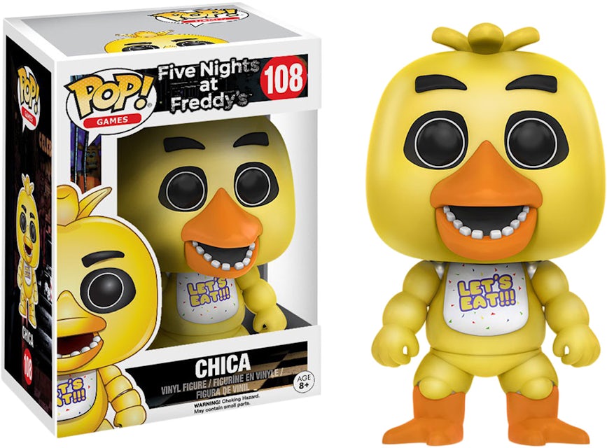 Good Stuff Five Nights At Freddy's FNAF Chica Plush 6” Let's Eat