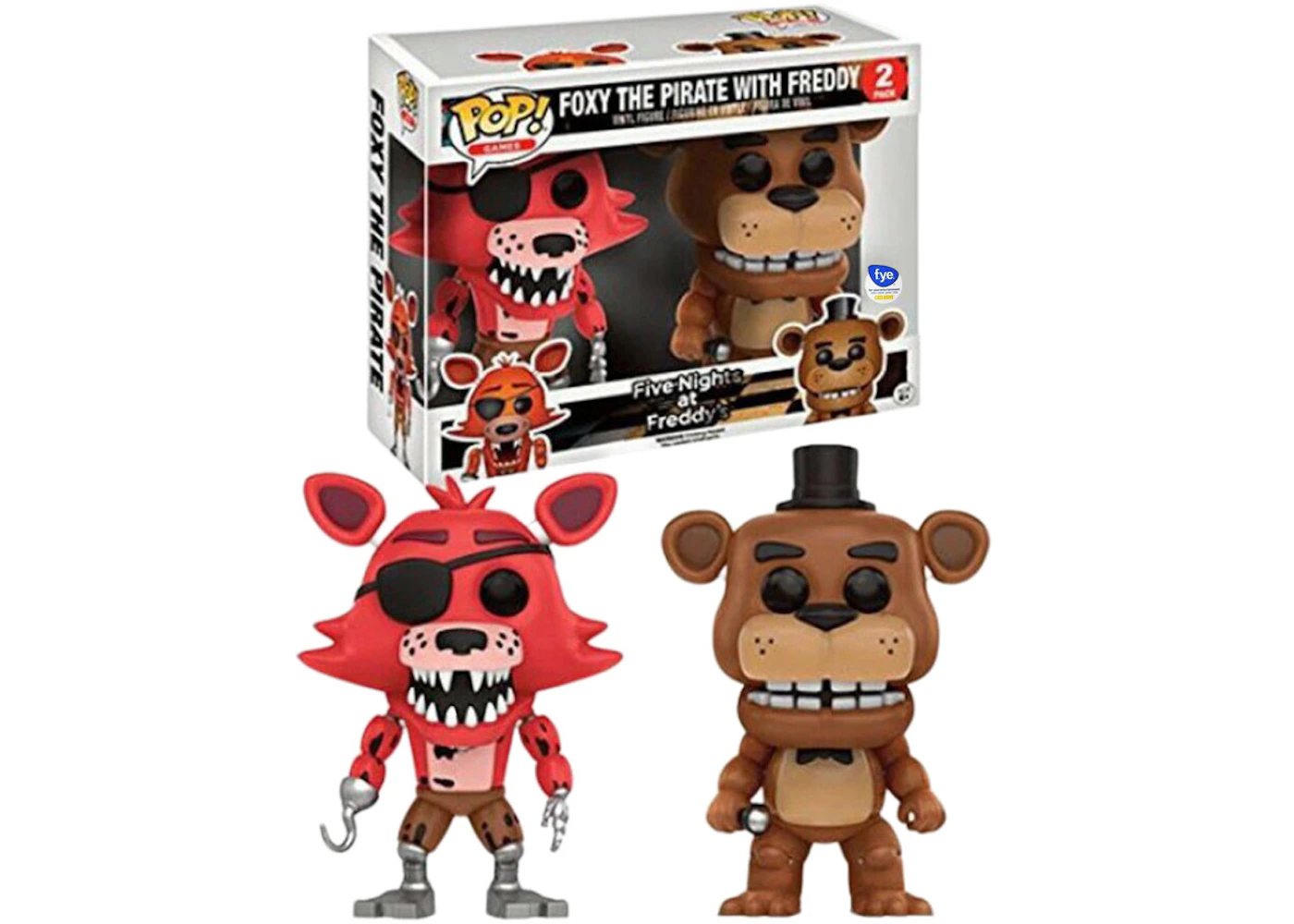 Modig pige Gymnastik Funko Pop! Games Five Nights at Freddy's Foxy the Pirate with Freddy FYE  Exclusive 2 Pack - US