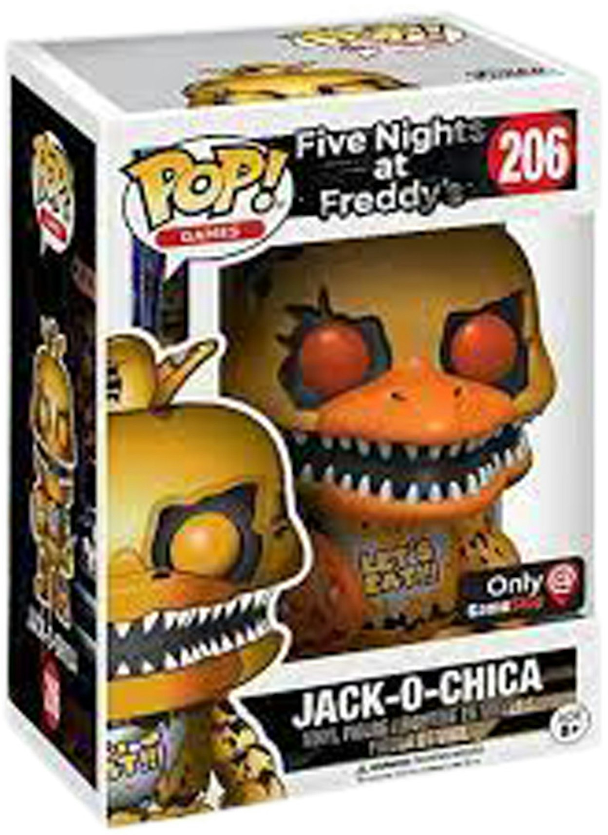 Pop! Games Five Nights Freddy's Jack-O-Chica GameStop Exclusive Figure -