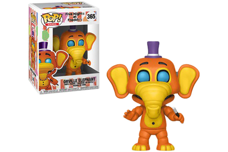 Funko Pop! Games Five Nights at Freddy's Pizzeria Simulator Orville Elephant Figure #365