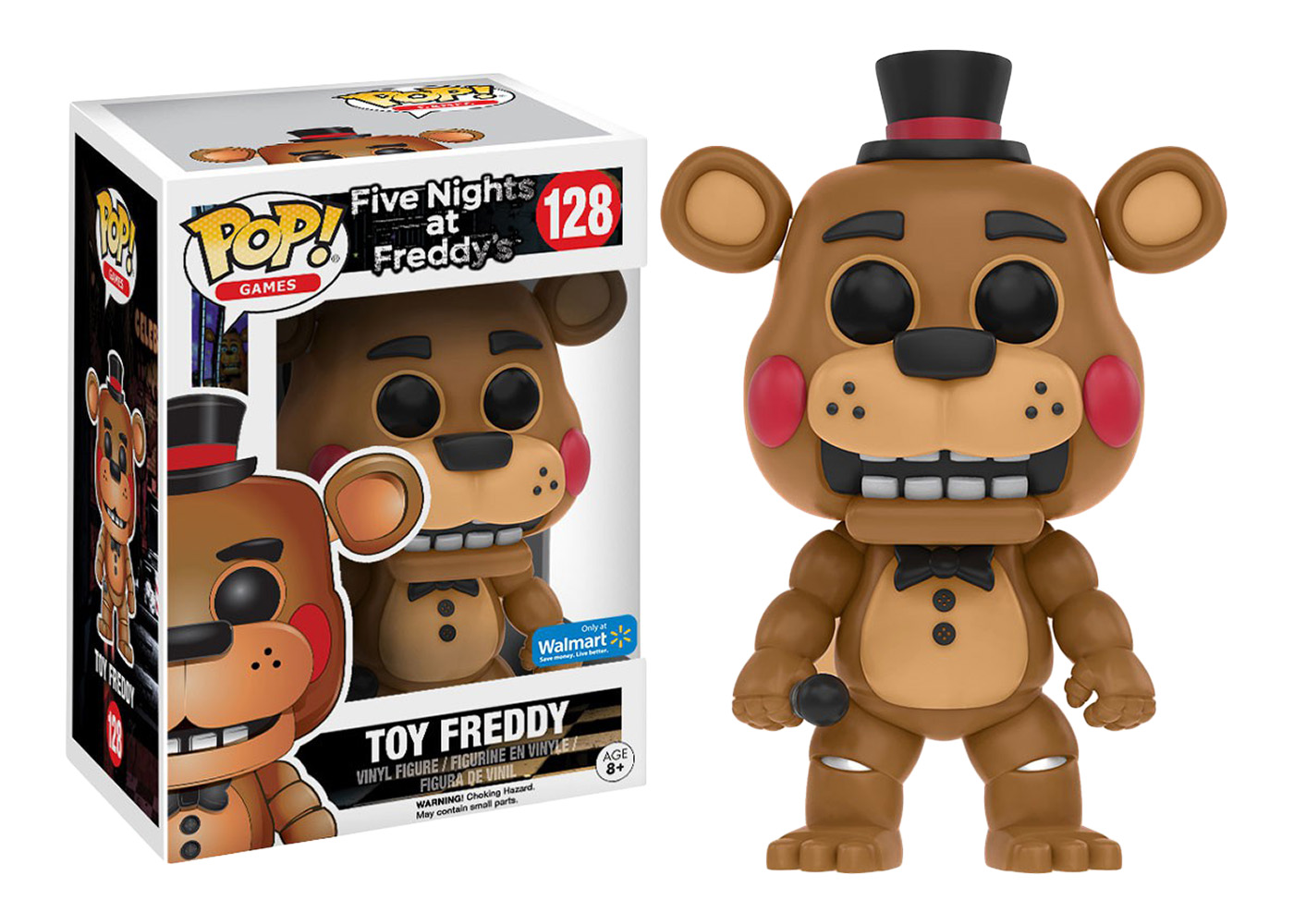 Funko Pop! Games Five Nights at Freddy's Toy Freddy Walmart 