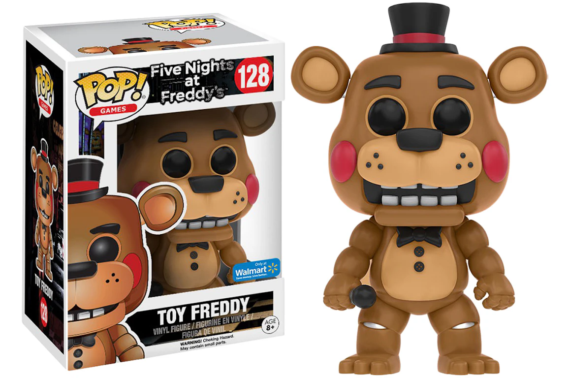 Funko Pop! Games Five Nights at Freddy's Toy Freddy Walmart Exclusive Figure #128