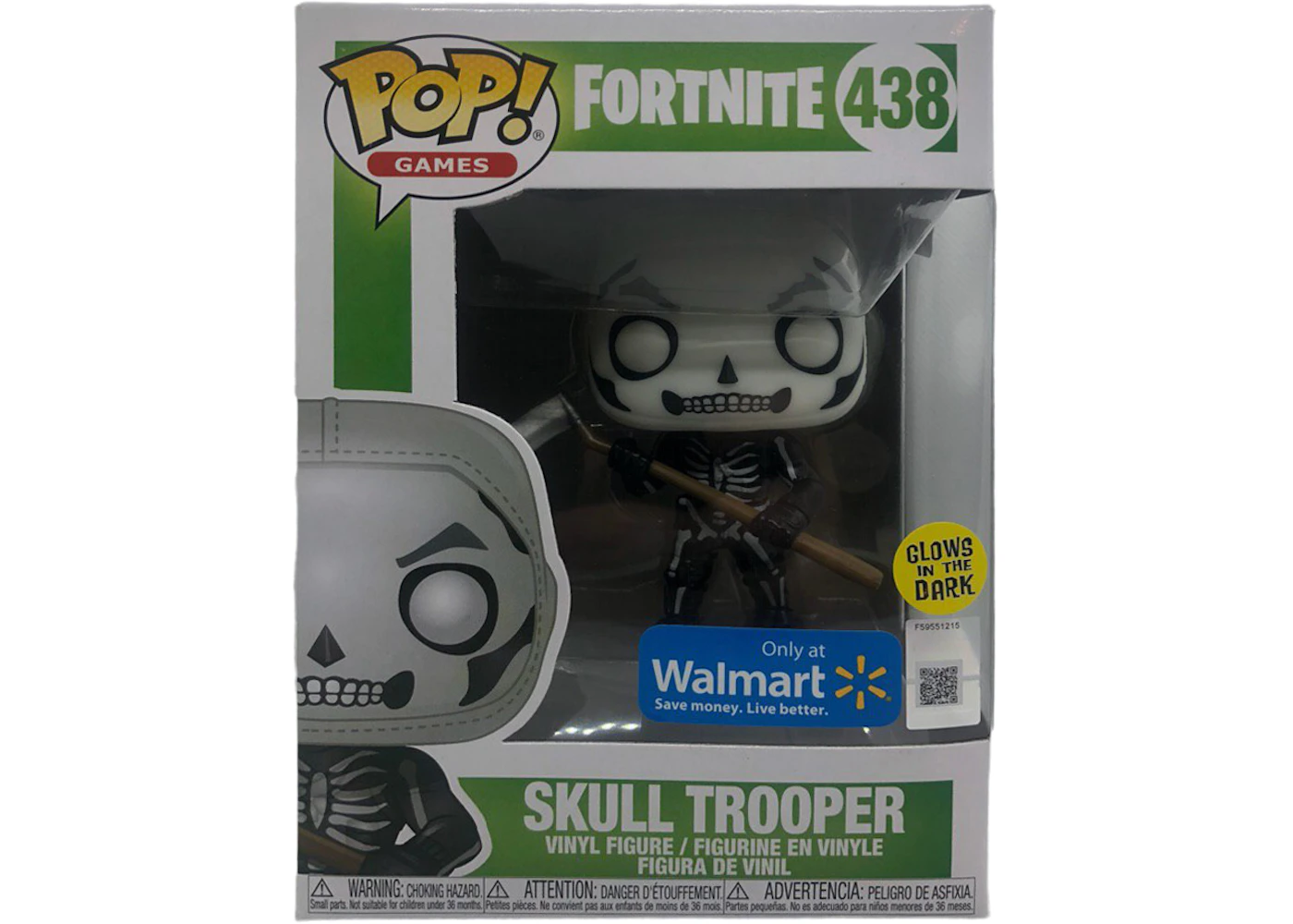 Stille Perennial Bedstefar Funko Pop! Games Fortnite Skull Trooper (Glow) Walmart Exclusive Figure  #438 - JP