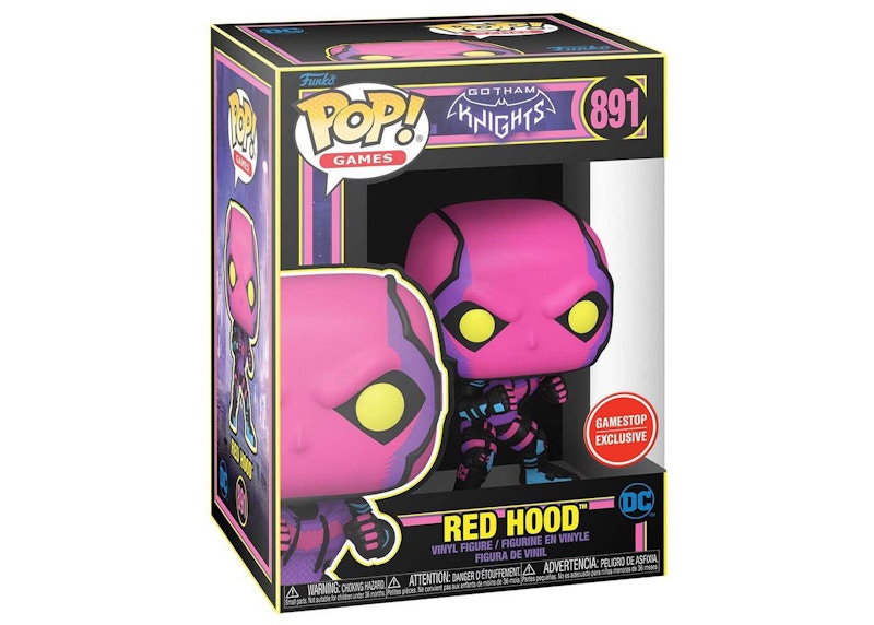 Funko Pop! Games Gotham Knights Black Light Red Hood GameStop