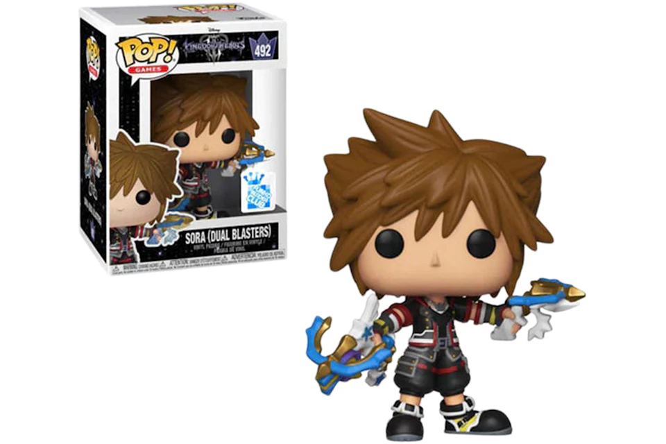 Funko Pop! Games Kingdom Hearts Sora Dual Blasters Funko Insiders Club Exclusive Figure #492