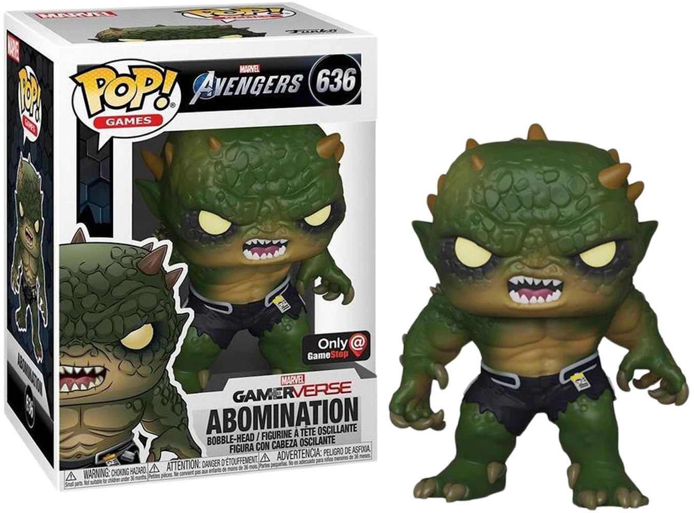 Funko Pop! Games Marvel Abomination Exclusive Bobble-Head #636 - US