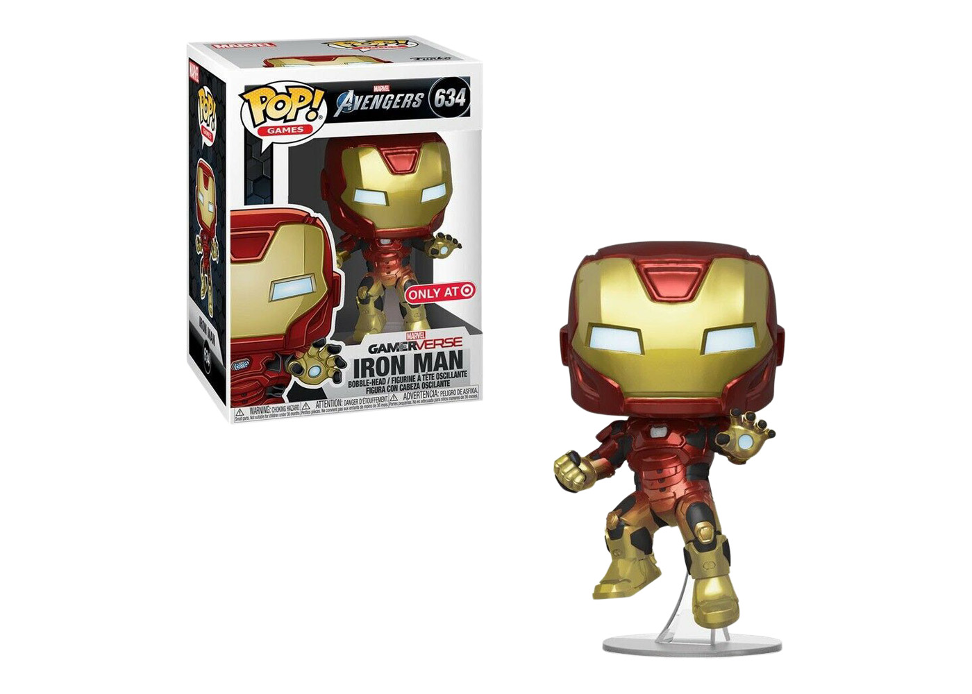 Funko Pop! Games Marvel Avengers Iron Man Target Exclusive Bobble