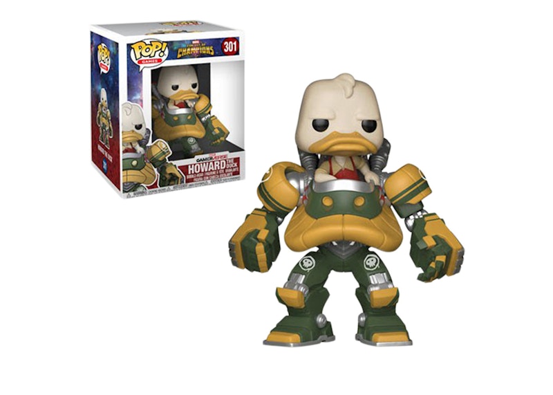 Funko Pop! Games Marvel Contest of Champions Howard the Duck 6 Inch  Bobble-Head #301