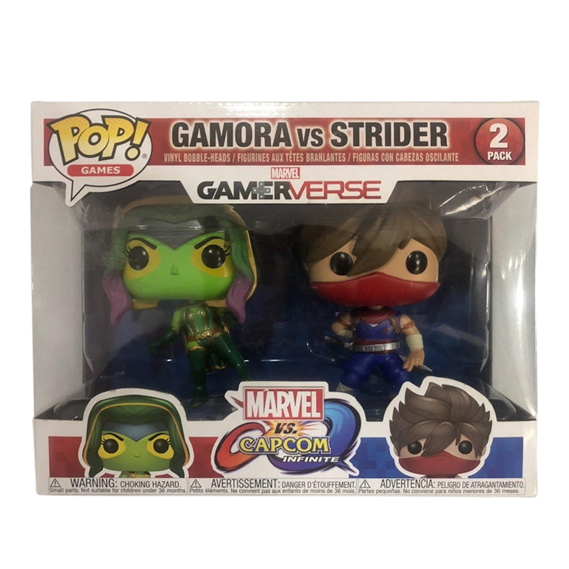 Funko Pop Games Marvel vs Capcom Infinite Gamora vs Strider 2 Pack US