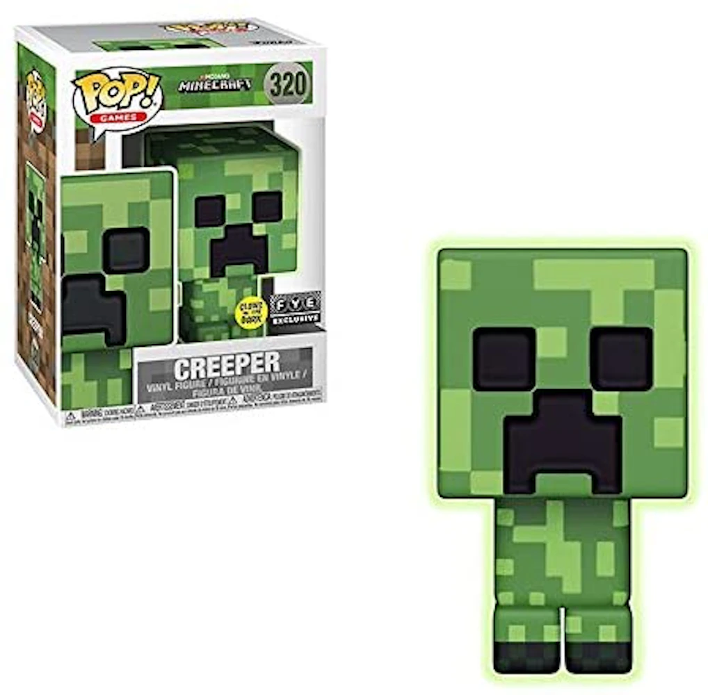 Funko Pop! Games Minecraft Creeper (Glow) FYE Exclusive Figure