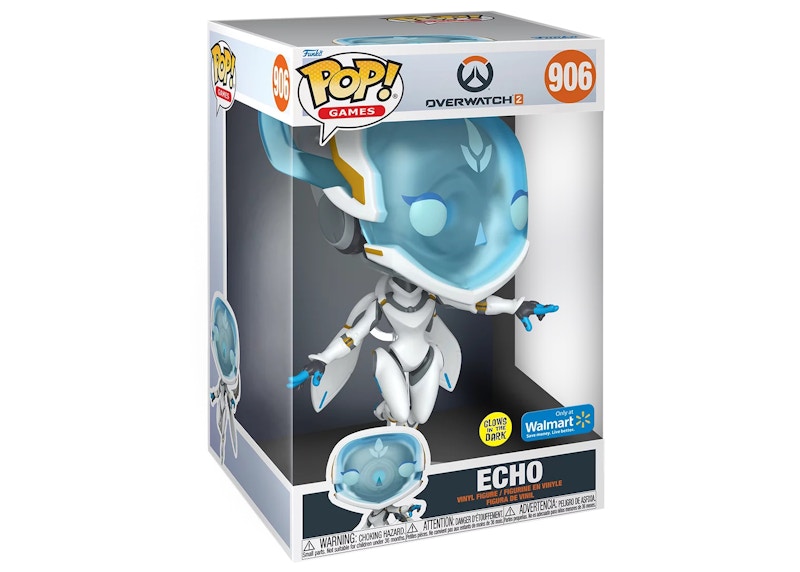 Funko Pop! Games Overwatch 2 Echo 10 Inch GITD Walmart Exclusive