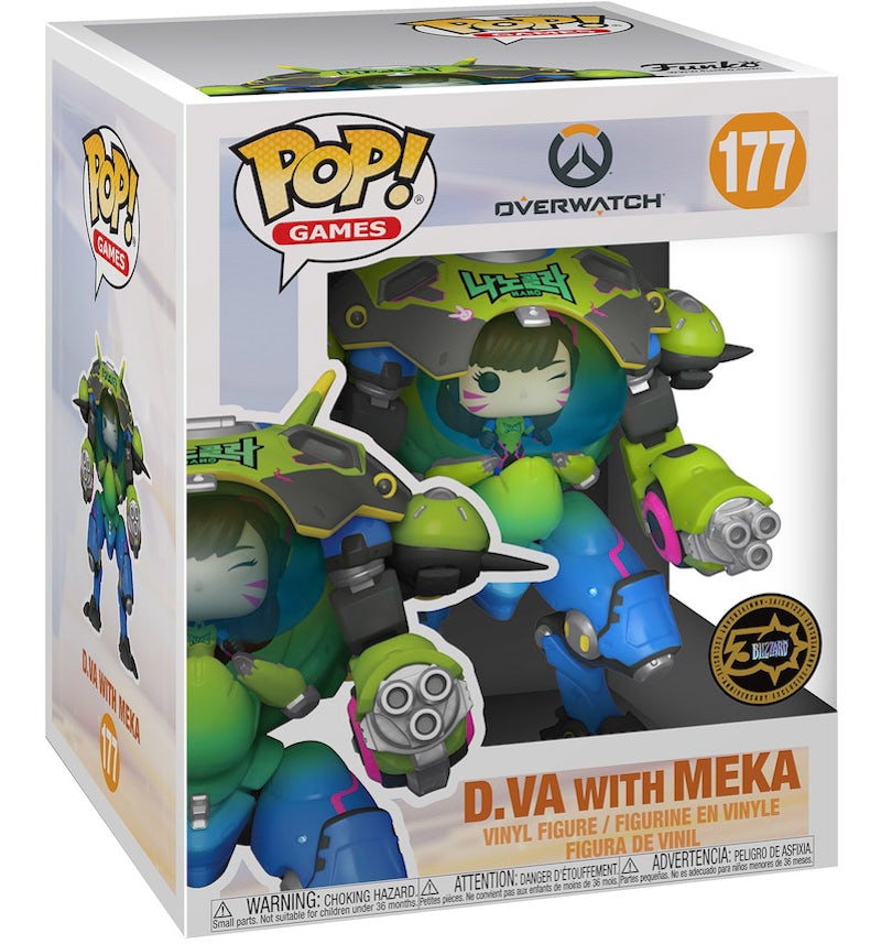 Va Funko Overwatch Dva Pop Funko Pop! Games Overwatch With MEKA