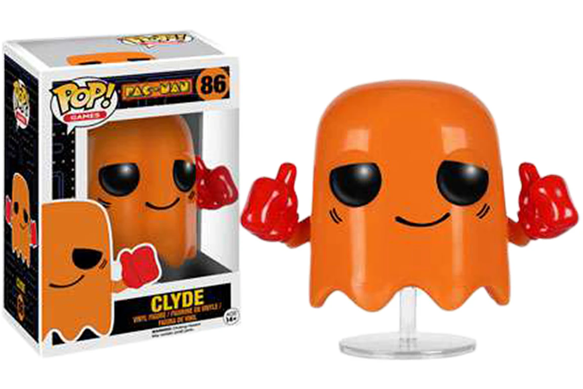 Funko Pop! Games Pac Man Clyde Figure #86
