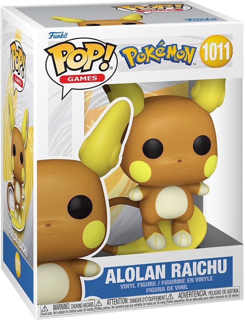 Funko Pop! Games: Pokemon Alolan Raichu Figure #1011