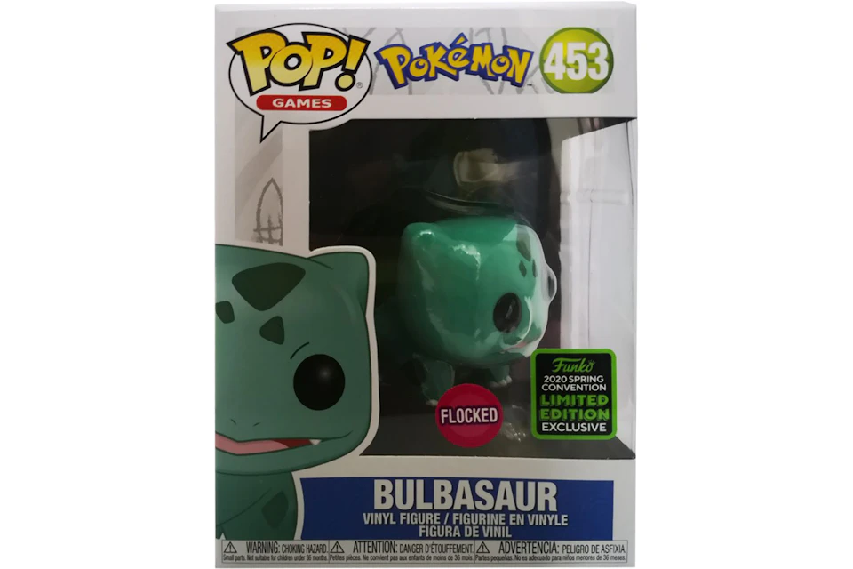 Funko Pop! Games Pokemon Bulbasaur (Flocked) Spring Convention ...